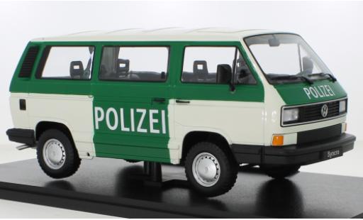 Modellautos Volkswagen T3 1/18 KK Scale Bus Syncro Polizei 1987 Volkswagen T3 1/18 KK Scale Bus Syncro Polizei 1987 modellautos