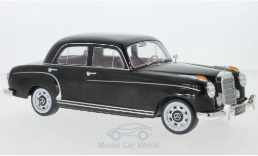 Mercedes 220 1/18 KK Scale S Limousine (W180 II) schwarz 1956 modellautos