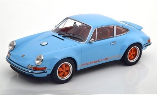 Porsche 911 1/18 KK Scale Singer blau/Dekor modellautos