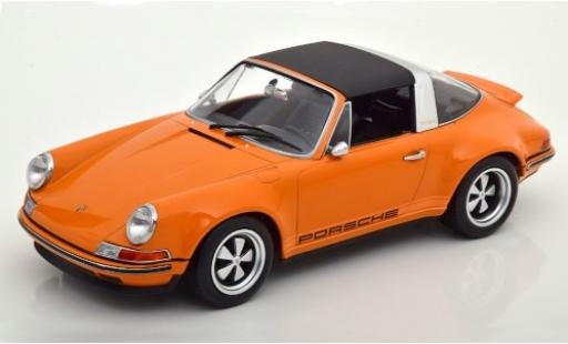 Porsche 911 1/18 KK Scale Targa Singer orange/Dekor Targadach détachable modellautos