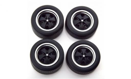 Modellautos Porsche 930 Turbo 1/18 KK Scale Zubehör Reifen- und Felgenset: 911  schwarz/silber 1976 1:18 Porsche 930 Turbo 1/18 KK Scale Zubehör Reifen- und Felgenset: 911  schwarz/silber 1976 1:18 modellautos