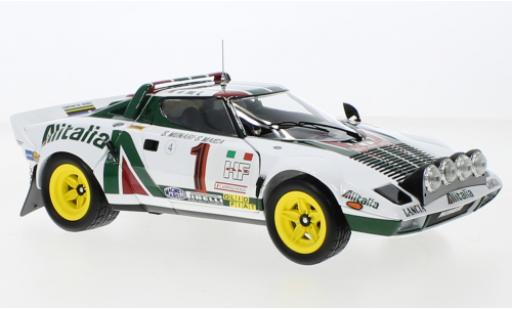 Modellautos Lancia Stratos 1/18 Kyosho HF No.1 Alitalia Rallye WM Rallye Monte Carlo 1977 Lancia Stratos 1/18 Kyosho HF No.1 Alitalia Rallye WM Rallye Monte Carlo 1977 modellautos