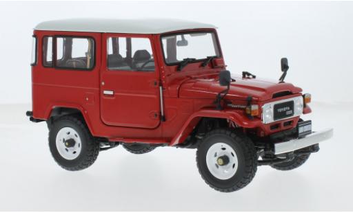 Toyota Land Cruiser 1/18 Kyosho 40 Van (BJ42V) rot/weiss 1:18 modellautos