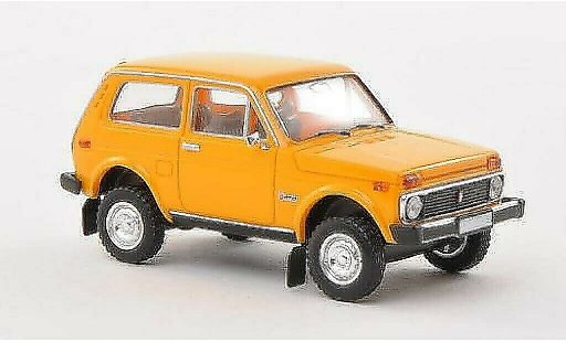 Lada Niva Base 1/87 Brekina gelb modellautos