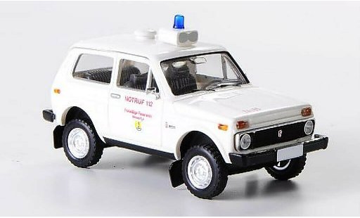 Lada Niva Pompiers 1/87 Brekina Freiwillige Feuerwehr Hornum/Sylt modellautos