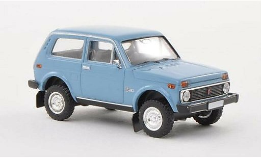 Lada Niva Base 1/87 Brekina blau modellautos