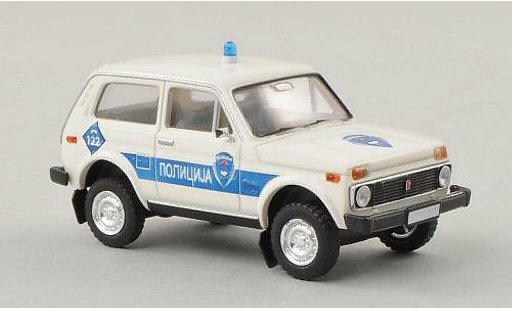Lada Niva Police 1/87 Brekina Polizei Bosnien (BIH) modellautos