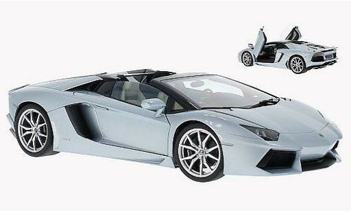 Lamborghini Aventador LP700-4 1/18 Autoart Roadster mettalic blau 2013 modellautos