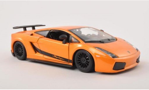 Lamborghini Gallardo Superleggera 1/24 Burago orange 2003 modellautos