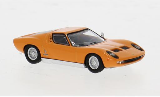 Modellautos Lamborghini Miura 1/87 Minichamps orange 1:87 Lamborghini Miura 1/87 Minichamps orange 1:87 modellautos
