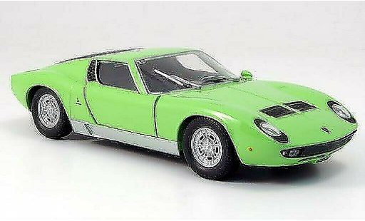 Lamborghini Miura P400 1/24 Motormax S gr&Atilde;&frac14;n modellautos
