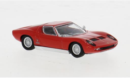 Lamborghini Miura 1/87 Minichamps rot 1966 1:87 modellautos