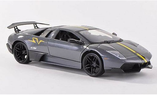 Lamborghini Murcielago LP670-4 1/24 Motormax SV grau/matt-schwarz modellautos
