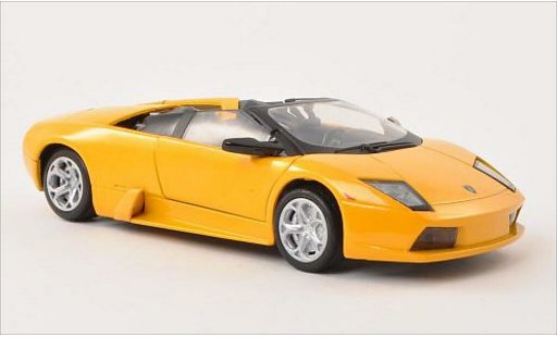 Lamborghini Murcielago Roadster 1/24 Motormax mettalic gelb modellautos