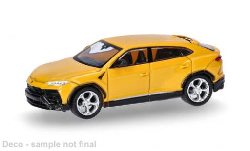 Modellautos Lamborghini Urus gelb 1/87 Micro City 87