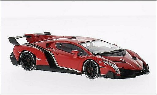 Lamborghini Veneno Coupe 1/43 Kyosho mettalic rot/weiss modellautos