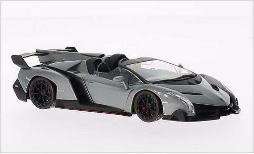 Lamborghini Veneno Roadster 1/43 Kyosho mettalic grau/gr&Atilde;&frac14;n modellautos