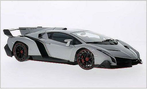 Lamborghini Veneno Coupe 1/18 Autoart Showcar Salon Genf mettalic grau 2013 modellautos