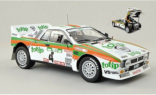 Lancia 37 Rally 1/18 Kyosho No.4 Totip Portugal 1985 /T.Siviero modellautos