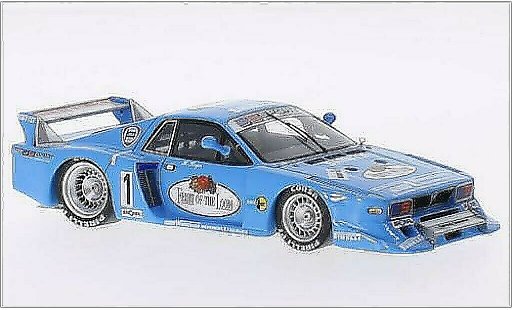 Lancia Beta Monte Carlo 1/43 Spark No.1 GS Sport Fruit of the Loom DRM Zolder 1981 modellautos