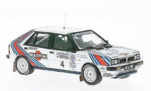 Lancia Delta HF 4WD 1/43 IXO No.4 Martini RAC Rally 1987 /Piironen modellautos