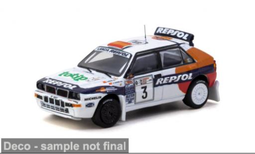Lancia Delta 1/64 Tarmac Works HF Integrale Acropolis Rally 1993 C.Sainz/L.Moya 1:64 modellautos