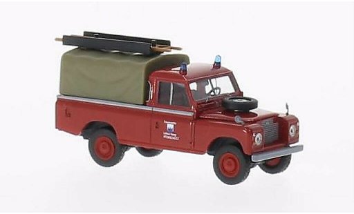 Land Rover 109 Base 1/87 Brekina Plane Feuerwehr Littau Berg (CH) modellautos