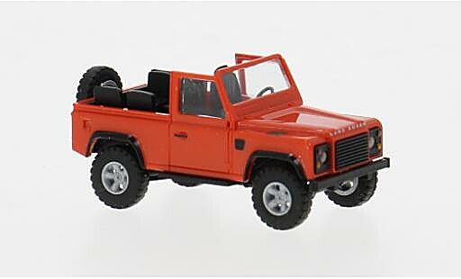 Modellautos Land Rover Defender 90 rot 1983 1/87 Busch