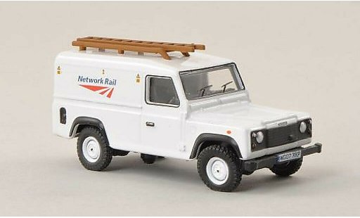 Land Rover Defender Base 1/76 Oxford Kasten Network Rail modellautos