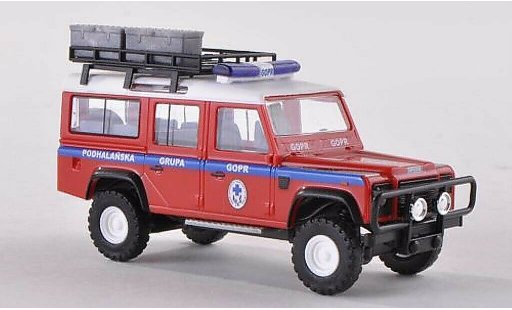 Land Rover Defender Base 1/87 Busch Podhalanska Grupa GOPR - Bergrettung Polen modellautos