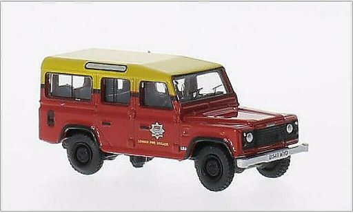 Land Rover Defender Base 1/76 Oxford Station Wagon RHD London Fire Brigade modellautos
