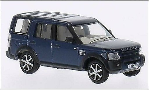 Land Rover Discovery Base 1/76 Oxford 3 mettalic blau RHD modellautos