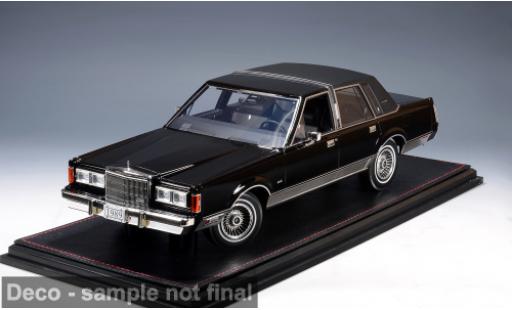 Modellautos Lincoln Town Car schwarz 1989 1/18 GLM