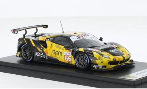 Ferrari 488 1/43 Look Smart GTE EVO No.66 JMW Motorsport 24h Le Mans 2023 1:43 modellautos