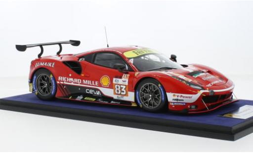 Ferrari 488 1/18 Look Smart GTE EVO No.83 Richard Mille AF Corse 24h Le Mans 2023 1:18 modellautos