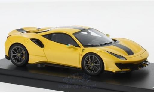 Modellautos Ferrari 488 1/43 Look Smart Pista mettalic gelb/schwarz 2018 Ferrari 488 1/43 Look Smart Pista mettalic gelb/schwarz 2018 modellautos