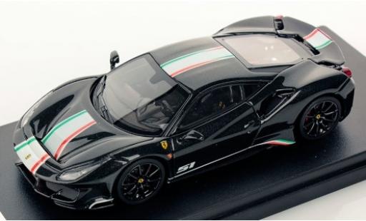 Modellautos Ferrari 488 1/43 Look Smart Pista Piloti schwarz/Dekor Ferrari 488 1/43 Look Smart Pista Piloti schwarz/Dekor modellautos