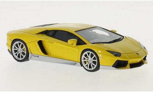 Modellautos Lamborghini Aventador 1/43 Look Smart LP700-4 Miura Homage gelb/silber Lamborghini Aventador 1/43 Look Smart LP700-4 Miura Homage gelb/silber modellautos