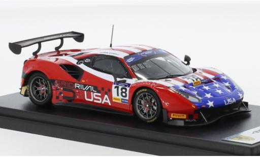 Modellautos Ferrari 488 1/43 Look Smart GT3 No.18 Team USA FIA Motorsport Games GT Cup Vallelunga 2019 Ferrari 488 1/43 Look Smart GT3 No.18 Team USA FIA Motorsport Games GT Cup Vallelunga 2019 modellautos