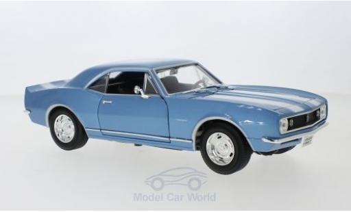 Chevrolet Camaro 1/18 Lucky Die Cast Z28 mettalic blau/weiss 1967 modellautos
