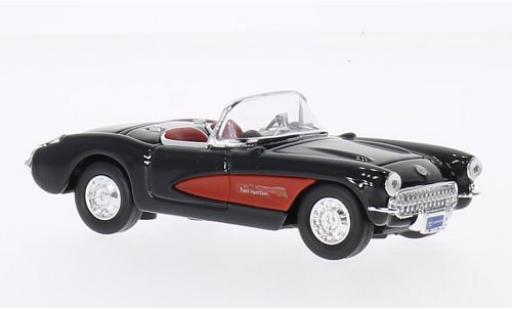 Modellautos Chevrolet Corvette 1/43 Lucky Die Cast schwarz/rot 1957 sans Vitrine Chevrolet Corvette 1/43 Lucky Die Cast schwarz/rot 1957 sans Vitrine modellautos