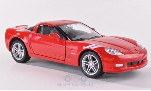 Chevrolet Corvette C6 1/24 Lucky Die Cast Z06 (C6) rot 2007 modellautos
