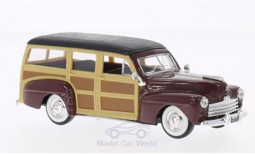 Modellautos Ford Woody 1/43 Lucky Die Cast rot/schwarz 1948 ohne Vitrine Ford Woody 1/43 Lucky Die Cast rot/schwarz 1948 ohne Vitrine modellautos