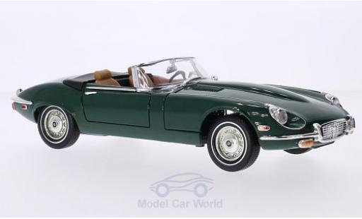 Modellautos Jaguar E-Type 1/18 Lucky Die Cast Roadster grün 1971 Verdeck geöffnet Jaguar E-Type 1/18 Lucky Die Cast Roadster grün 1971 Verdeck geöffnet modellautos