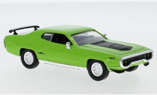 Modellautos Plymouth GTX 1/43 Lucky Die Cast grün/matt-schwarz 1971 Plymouth GTX 1/43 Lucky Die Cast grün/matt-schwarz 1971 modellautos