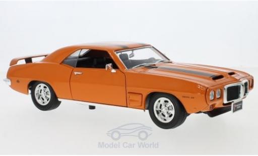 Modellautos Pontiac Firebird 1969 1/18 Lucky Die Cast Trans Am orange/schwarz 1969 Pontiac Firebird 1969 1/18 Lucky Die Cast Trans Am orange/schwarz 1969 modellautos
