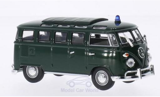 Modellautos Volkswagen T1 B 1/43 Lucky Die Cast Samba Polizei grün 1962 Volkswagen T1 B 1/43 Lucky Die Cast Samba Polizei grün 1962 modellautos