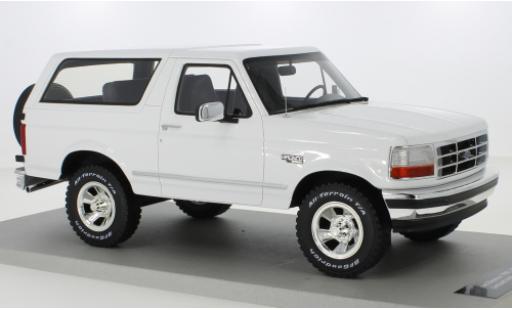 Ford Bronco 1/18 Lucky Step Models weiss 1992 modellautos