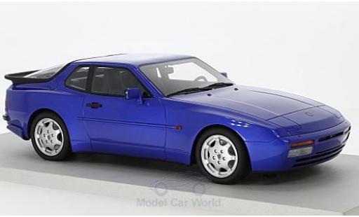 Porsche 944 1991 1/18 Lucky Step Models Turbo S mettalic blau 1991 modellautos