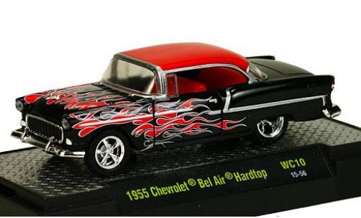 Modellautos Chevrolet Bel Air 1/64 M2 Machines Hardtop Tuning schwarz/rot 1955 Chevrolet Bel Air 1/64 M2 Machines Hardtop Tuning schwarz/rot 1955 modellautos